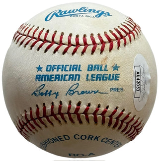 Frank Robinson Autographed Official American League Baseball (JSA)