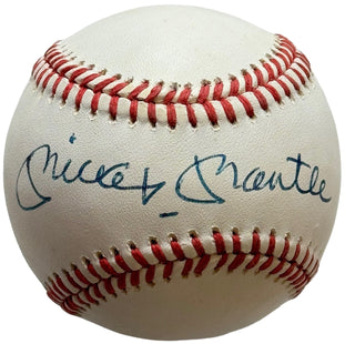 Mickey Mantle Autographed Official American League Baseball (JSA)