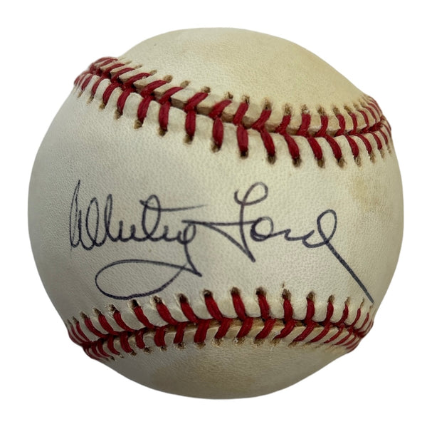 Whitey Ford Autographed Official American League Baseball