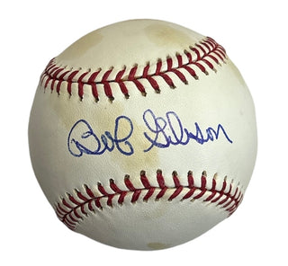 Bob Gibson Autographed Major League Baseball