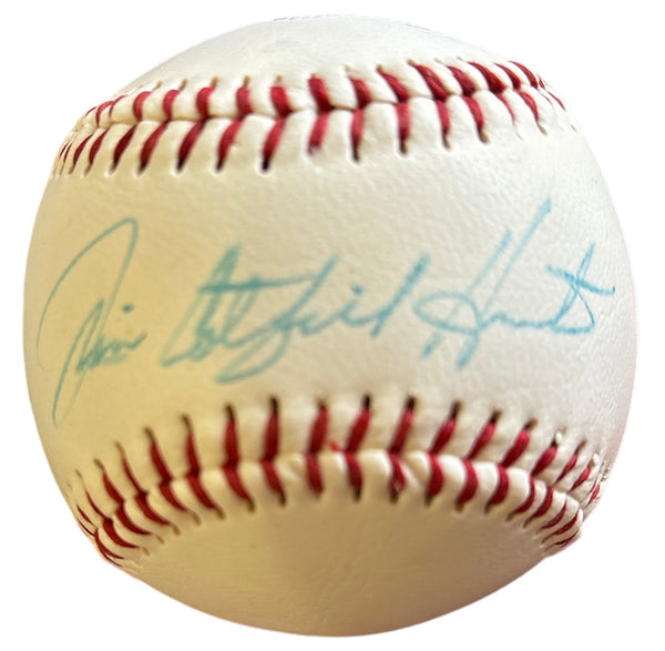 Jim Catfish Hunter Autographed Baseball