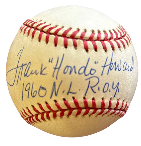 Frank Howard "1960 N.L. R.O.Y." Autographed Official National League Baseball