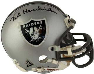 Ted Hendricks Autographed Raiders Mini Helmet (JSA)