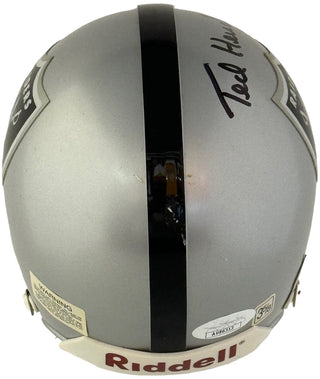 Ted Hendricks Autographed Raiders Mini Helmet (JSA)