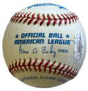 Ernie Harwell HOF 81 Autographed Official American League Baseball