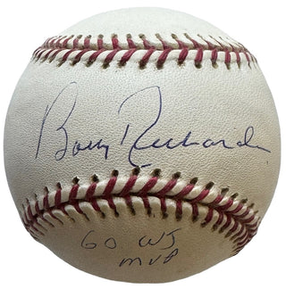 Bobby Richardson Autographed Major League Official Baseball