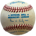 Bert Campaneris Autographed Official American League Baseball