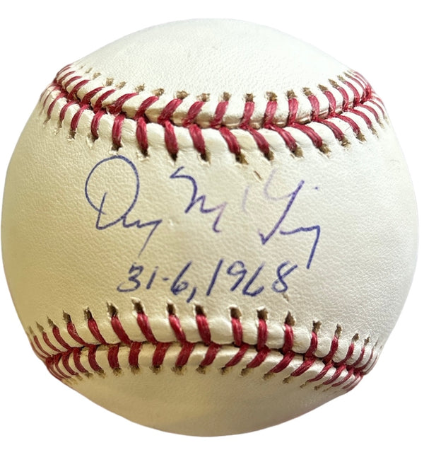 Denny McLain "31-6, 1968" Autographed Official Major League Baseball