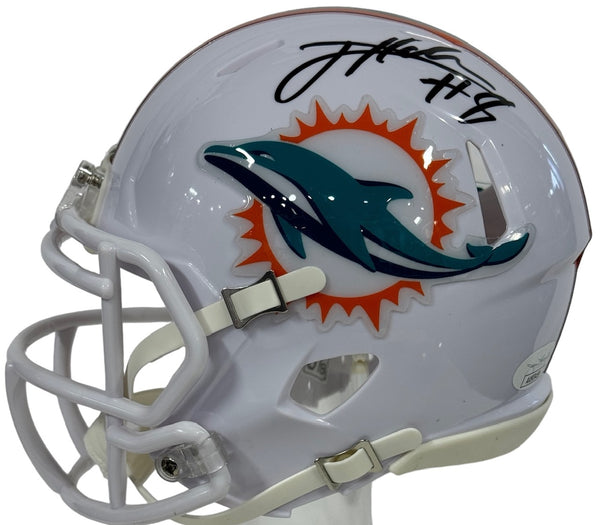 Jevon Holland Autographed Dolphins Speed Mini Helmet (JSA)