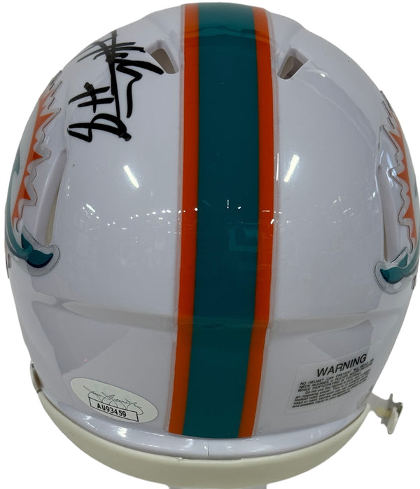 Jevon Holland Autographed Dolphins Speed Mini Helmet (JSA)