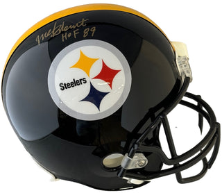 Mel Blount Autographed Replica Full Size Steelers Helmet (JSA)