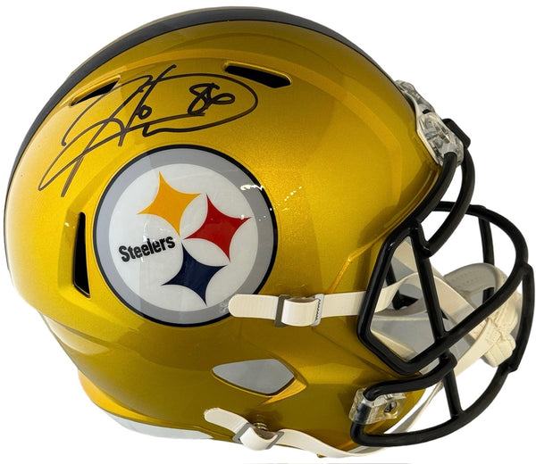 Hines Ward Autographed Steelers Flash Speed Replica Full Size Helmet (JSA)