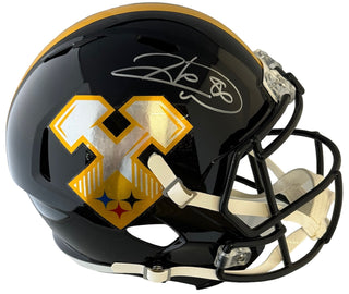 Hines Ward Autographed Steelers Speed Full Size Replica Helmet (Beckett)