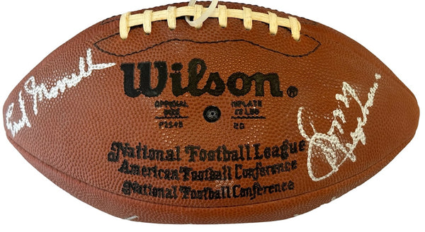 Hall of Fame Autographed Official Wilson NFL Football (JSA)