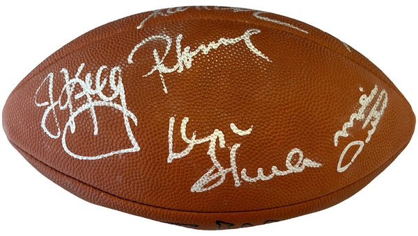 Hall of Fame Autographed Official Wilson NFL Football (JSA)