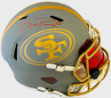 Brock Purdy Autographed San Francisco 49ers Slate Speed Replica Helmet (Fanatics)