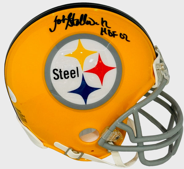 John Stallworth Autographed Steelers Mini Helmet (JSA)