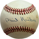 Phil Niekro Autographed Official National League Baseball (JSA)