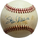 Stan Musial Autographed Official National League Baseball (JSA)