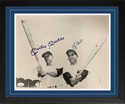 Mickey Mantle Yogi Berra Autographed 11x14 Framed Baseball Photo (JSA)