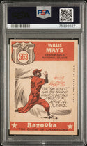 Willie Mays 1959 Topps All Star Card #563 (PSA 4)