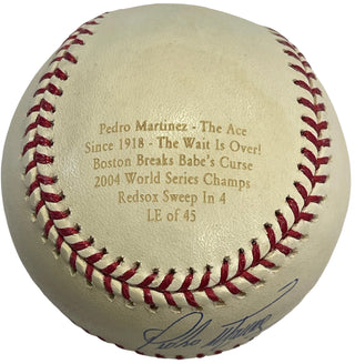 Pedro Martinez Signed Official Major League Baseball (Steiner/MLB) #21/45