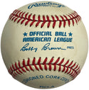 Ted Williams Autographed Official American League Baseball (Green Diamond)