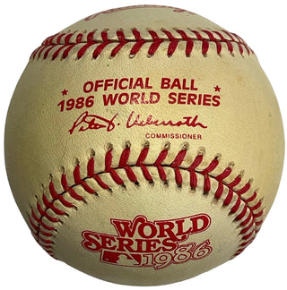 Bill Buckner Mookie Wilson Autographed 1986 World Series Official Baseball