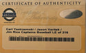 Carl Yastrzemski Varitek & Rice Captains Signed Official LE Baseball #97/216 (Steiner)