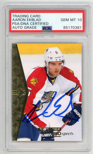 Aaron Ekblad Autographed 2014-15 Upper Deck SPA #94-88 PSA 10