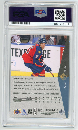 Aaron Ekblad Autographed 2014-15 Upper Deck SPA #94-88 PSA 10