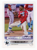 Jazz Chisholm JR 2022 Topps Series One  Future Stars #6 Card