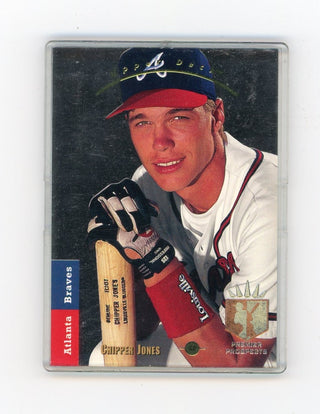 Chipper Jones 1993 Upper Deck Premier Prospects #280 Card