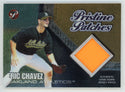 Eric Chavez 2002 Upper Deck Pristine Jersey Card #PA-EC