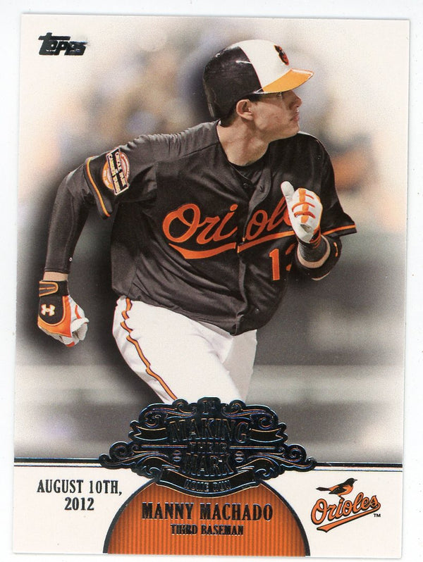 Manny Machado 2013 Topps Making Their Marks Card #MM-24