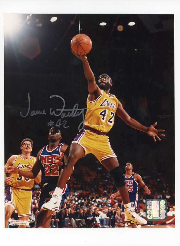 James Worthy Autographed 8x10 Photo