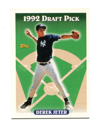 Derek Jeter 1992 Topps #98 Draft Pick Card