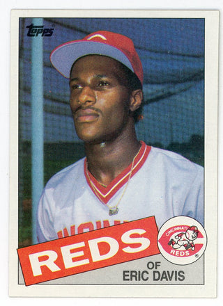 Eric Davis 1985 Topps #627 Unsigned Card