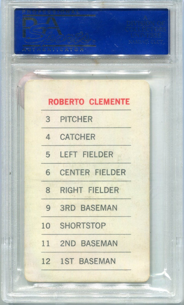 Roberto Clemente 1970 Milton Bradley PSA 8 Card