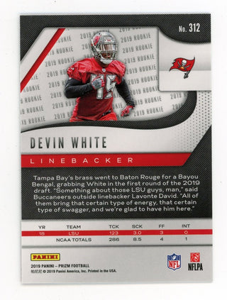 Devin White 2019 Panini Prizm #312 Card