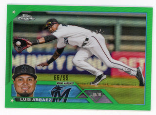 Luis Arraez 2023 Topps Chrome Green #47