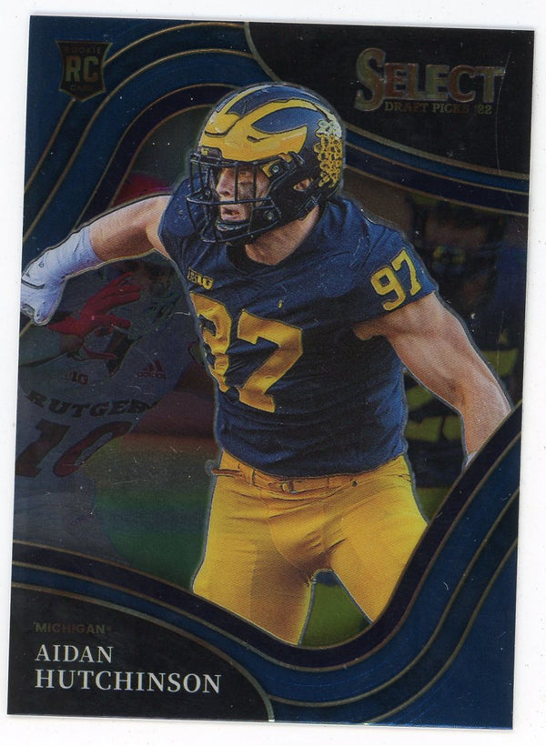 Aidan Hutchinson 2022 Panini Select Draft Picks #198