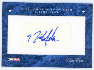 Nick Johnson Autographed 2008 Tristar Signa Cuts