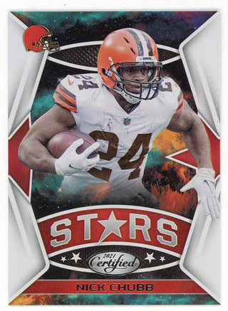 Nick Chubb 2021 Panini Certified Stars #CS-7