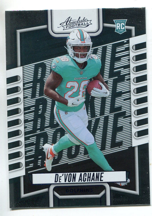 De'Von Achane 2023 Panini Absolute Football Rookie Card #130