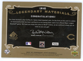 Ken Griffey Sr. 2007 Upper Deck SP Legendary Materials Patch Relic #LM-KG