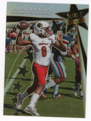 Lamar Jackson 2022 Panini Select Draft Picks #SS-LJ