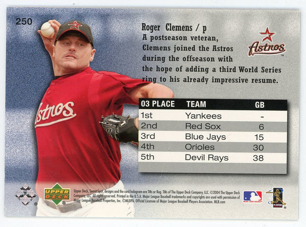 Roger Clemens 2004 Upper Deck Pennant Drive #250