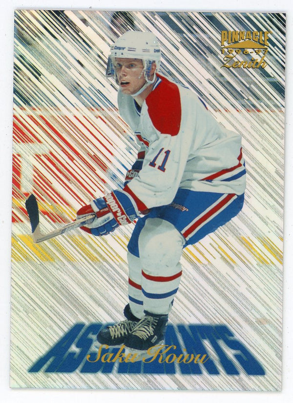 Saku Koivu 1997 Pinnacle Zenith 5 of 15