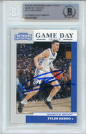 Tyler Herro Autographed 2019-20 Panini Contenders Draft Picks Game Day Tickets Rookie Card #19 (BGS)